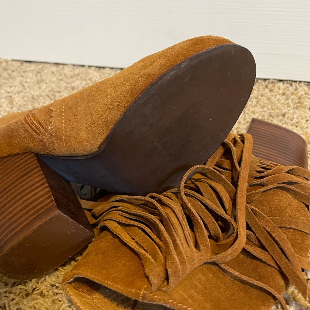 Jeffrey Campbell Prance Fringe Suede Bootie - Picture 9 of 10